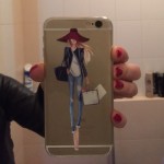 For iPhone 7 6 6S 5 5S SE 7Plus 6sPlus 4S Phone Case Cover Fashion Dress Shopping Girl Transparent Soft Silicon Mobile Phone Bag