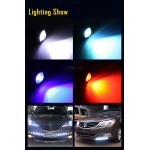 Free Shipping 10pcs High brightness DRL Eagle Eye Daytime Running Light LED Car work Lights Source Waterproof Parking lamp