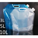 Free Shipping 3L 5L10L capacity collapsible water bag outdoor camping lightweight lightweight bucket tasteless safety sea  B1