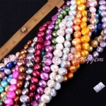 Free Shipping 5-7mm Natural Freeform Freshwater Pearl Piedras Gem Stone Beads For Jewelry Making Spacer Loose Beads 14"