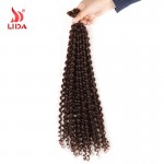 Free Shipping Box Braids Water Wave Bulk Crochet Latch Hook Braiding Hair 28" Kanekalon Box Braids Crochet Extensions Lida Hair