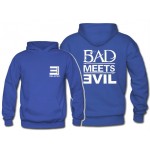 Free Shipping Mens Fashion Eminem RoyceDa59 BAD MEETS EVIL Hoodies Eminem BAD MEETS EVIL Pullover Sweatshirt