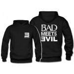 Free Shipping Mens Fashion Eminem RoyceDa59 BAD MEETS EVIL Hoodies Eminem BAD MEETS EVIL Pullover Sweatshirt