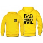 Free Shipping Mens Fashion Eminem RoyceDa59 BAD MEETS EVIL Hoodies Eminem BAD MEETS EVIL Pullover Sweatshirt