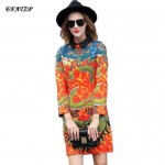 Free Shipping Newest Runway Show Novelty Dress Women's Fashion  Vintage Chinese style cheongsam Dress