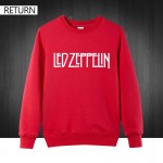 Free Shipping mens pullover fashion 2016 Led Zeppelin Logo Graphic men hoodies Cotton Casual O Neck Sweatshirt men free shipping