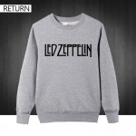 Free Shipping mens pullover fashion 2016 Led Zeppelin Logo Graphic men hoodies Cotton Casual O Neck Sweatshirt men free shipping