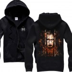 Free shipping  MARILYN MANSON "BORN VILLAIN ALBUM COVER TOUR 2013" BLACK  HOODIE