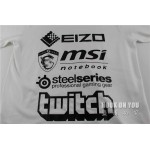 Free shipping CSGO LOL Champion Game Team Fnatic T Shirt O Neck cotton casual Tees steelseries Game Athletics T-Shirt