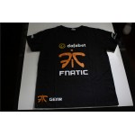 Free shipping CSGO LOL Champion Game Team Fnatic T Shirt O Neck cotton casual Tees steelseries Game Athletics T-Shirt