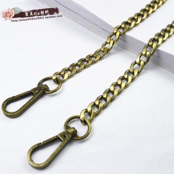 Free shipping Hight Quality bag strap handbag replacement purse strap bag accessories bag hardware Bronze chain repair parts