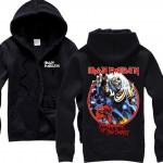 Free shipping Iron Maiden Eddie_Mummy Heavy Metal NWOBHM / New Wave Of British Heavy Metal NEW black Hoodie