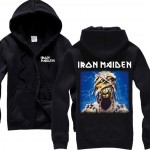 Free shipping Iron Maiden Eddie_Mummy Heavy Metal NWOBHM / New Wave Of British Heavy Metal NEW black Hoodie