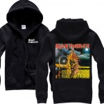 Free shipping Iron Maiden Eddie_Mummy Heavy Metal NWOBHM / New Wave Of British Heavy Metal NEW black Hoodie