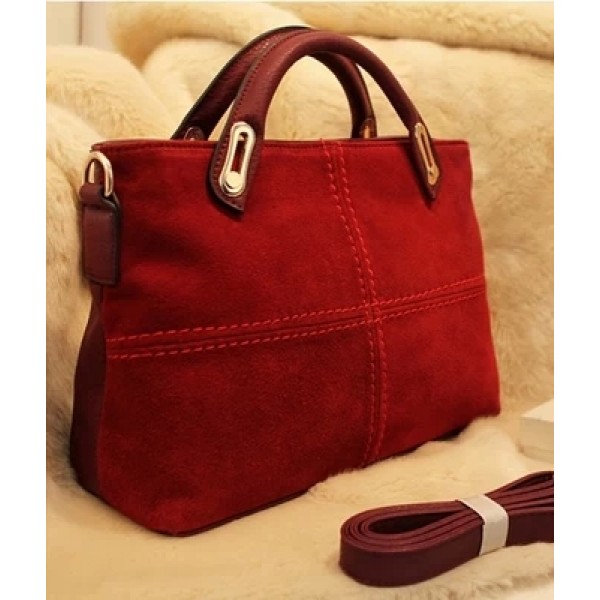 Free shipping New 2017 Handbags Vintage Classic Leather Women Handbag Red Totes Women Messenger Bags Shoulder Bag
