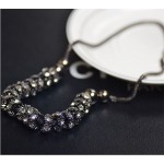 Free shipping! Wholesale Imitation diomands rhinestone acrylic choker crystal water drop snake chain necklace elegant Jewelry
