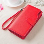 Free shipping new fashion women wallet leather brand wallets women wholesale lady purse High capacity clutch bag for women gift