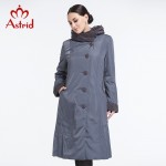 Frisky 2015 Women's Coat High Quality Spring and Summer Trench Slim Hooded Falbala Lapel Button Big Size AY-9076