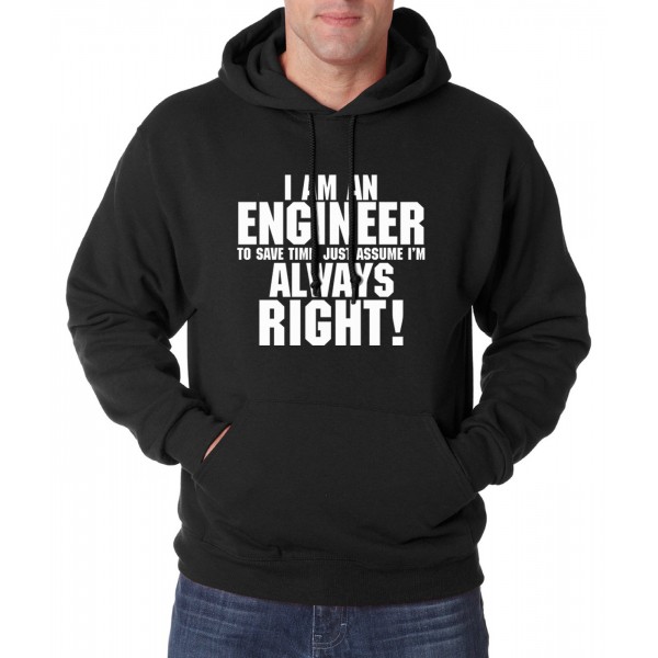 Funny Men Hoodie I'm An Engineer Hoodies Sweatshirts 2016 autumn winter warm fleece loose hooded men sportswear sudadera hombre 