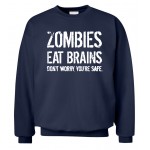 Funny Zombie Sweatshirt autumn winter men 2016 new fashion hoodies streetwear tracksuit hip hop style fleece top crop top