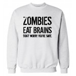 Funny Zombie Sweatshirt autumn winter men 2016 new fashion hoodies streetwear tracksuit hip hop style fleece top crop top