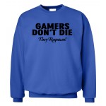 GAMERS DON'T DIE THEY RESPAWN ! autumn winter 2016 new fashion  cool streetwear hip hop style high quality hoodies for gamers