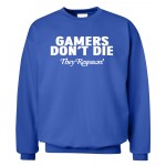 GAMERS DON'T DIE THEY RESPAWN ! autumn winter 2016 new fashion  cool streetwear hip hop style high quality hoodies for gamers