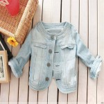 GOPLUS 2017 Womens Denim Jacket Outwear Jeans Coat Classical Roupas Feminina Fashion Causal Jeans Coats Rivets Short Jacket