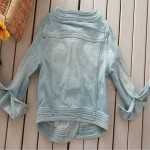 GOPLUS 2017 Womens Denim Jacket Outwear Jeans Coat Classical Roupas Feminina Fashion Causal Jeans Coats Rivets Short Jacket