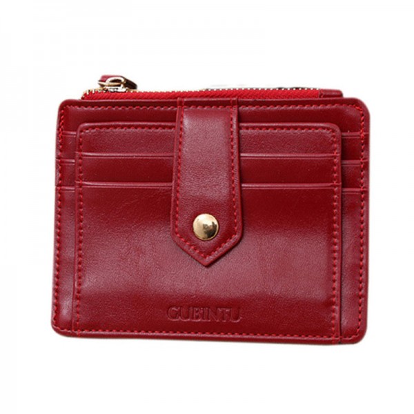 GUBINTU 2017 New Fashion Women PU Leather Wallets Female Mini Leather Zipper Credit Card ID Holder Small Clutch Bag Coin Purses 