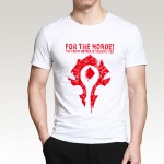 Game Dota 2 Printed T Shirt Men's Fashion Short Sleeve O-Neck WOW Horde Symbol T-shirts 2016 Summer Streetwear HipHop Tops Tee