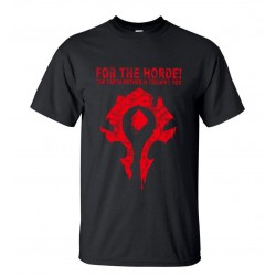 Game Dota 2 Printed T Shirt Men's Fashion Short Sleeve O-Neck WOW Horde Symbol T-shirts 2016 Summer Streetwear HipHop Tops Tee