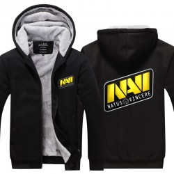 Game Team DOTA 2 Jersey Natus Vincere NAVI Jacket CSGO LOL DOTA2 Hoodies men Thicken Fleece Zipper Tops USA EU size Plus size