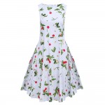 Gamiss 2016 Summer Vestido De Festa Women Retro Dresses Floral Print Vintage Dress Plus Size Maxi Boho Feminino Vestidos Dress