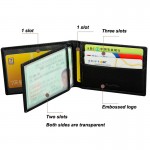 Genuine Leather Credit Card Holder Men Women ID Card Case Bank Credit Card Wallet Driver License Holder Wallet for Credit Cards