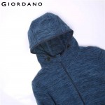 Giordano Men Jacket Hooded Outerwear Brand Clothing Polar Fleece Jacket Long Sleeves Jaqueta Masculina Spring Jacket Men