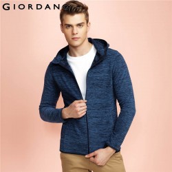 Giordano Men Jacket Hooded Outerwear Brand Clothing Polar Fleece Jacket Long Sleeves Jaqueta Masculina Spring Jacket Men