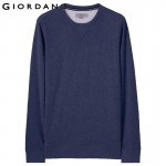 Giordano Men Sweatshirt Solid Long Sleeves Mens Hoodies Casual Pullover Male Fashion Homme Streetwear Masculina Sweatshirts