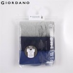 Giordano Men T-shirt Short Sleeves Undershirts Male Solid Cotton Mens Tee Summer Jersey Brand Clothing Sous Vetement Homme