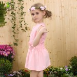 Girls Dresses Summer Style KAMIWA Chiffon Lace Embroidery Teenage  Princess Party Sleeveless Children's Clothing Kids Clothes