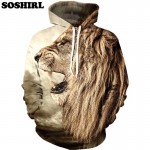 Gold Slugs Lone Wolf Hoodie Fashion Animal Full Over Print Sweatshirt Streetwear Tops For Unisex Trasher Sweatshirt Men Dropship