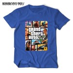 Grand Theft Auto GTA T Shirt Men Street Long with GTA 5 T-shirt Men Famous Brand TShirts in Cotton Tees for Couples GTA5