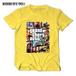 Grand Theft Auto GTA T Shirt Men Street Long with GTA 5 T-shirt Men Famous Brand TShirts in Cotton Tees for Couples GTA5
