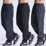 Grandwish 2017 New Outside Mens Exercise Pants Quickly Dry Mens Active Pants Men Physical Trousers Plus Size 3XL, PA094