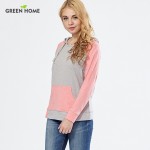 Green Home Pink Sport Maternity Hoody Comfultable Maternity Tops with Hood Breastfeeding Hoodies Nursing Hoodie Sweatershirt 