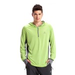 Green Quick Drying Hoodies Men Sunscreen Breathable UV Protection Shirt Anti Bacterial Wicking Moleton Masculino Casual Jacket