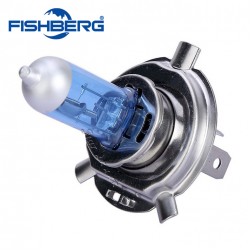 H4 55W 60W Halogen  6000K High Low Beam Light Headlight Bulb Auto P43T 6000K 12V Xenon White 9003 Lamp FISHBERG