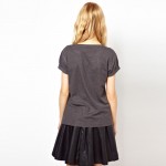 HDY Haoduoyi 2016 Fashion New Women Casual Slim Top Vintage Elegant Floral Print Tees Short Sleeve Crew Neck T-shirt