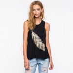 HDY Haoduoyi Womens Black Sexy Loose Slim Plus Size Ladies Tank Top Cotton  Sleeveless Print Casual  Feminina for wholesale