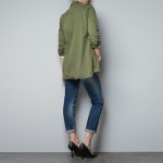 HDY Haoduoyi navy green short trench  turn-down collar Outwears diamond women Coats for wholesale